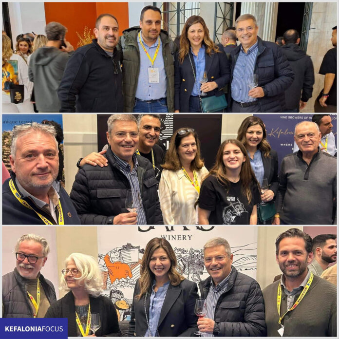 Μύρισε Κεφαλονιά στο Οινόραμα-Επίσκεψη Παναγή Καππάτου στον Σύνδεσμο Οινοποιών
