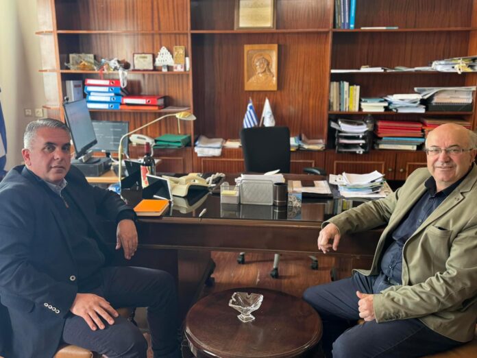 Συνάντηση εργασίας του Δημάρχου Ιθάκης Διονύση Στανίτσα με τον Αντιπεριφερειάρχη Κεφαλλονιάς και Ιθάκης Σωτήρη Κουρή.