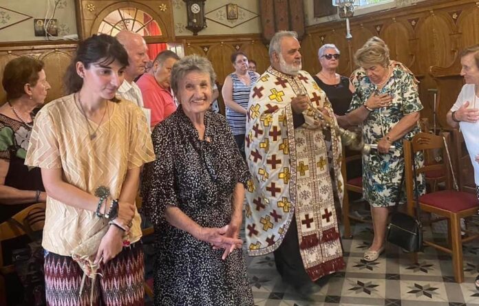 Τα μέλη των ΚΑΠΗ Αργοστολίου και Λειβαθούς,στον Εσπερινό της Εορτής του Αγίου Ιωάννου στα Φωκάτα