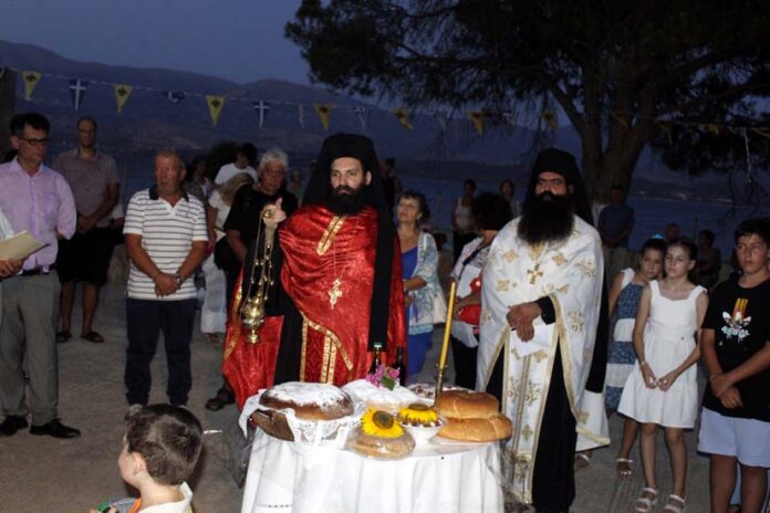 Ο εορταστικός εσπερινός της Αγίας Παρασκευής Λεπέδων