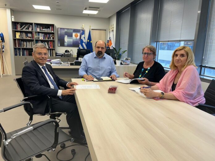 Παναγής Καππάτος -Συνάντηση με τον Υφυπουργό Κλιματικής Κρίσης και Πολιτικής Προστασίας κ. Χρήστο Τριαντόπουλο