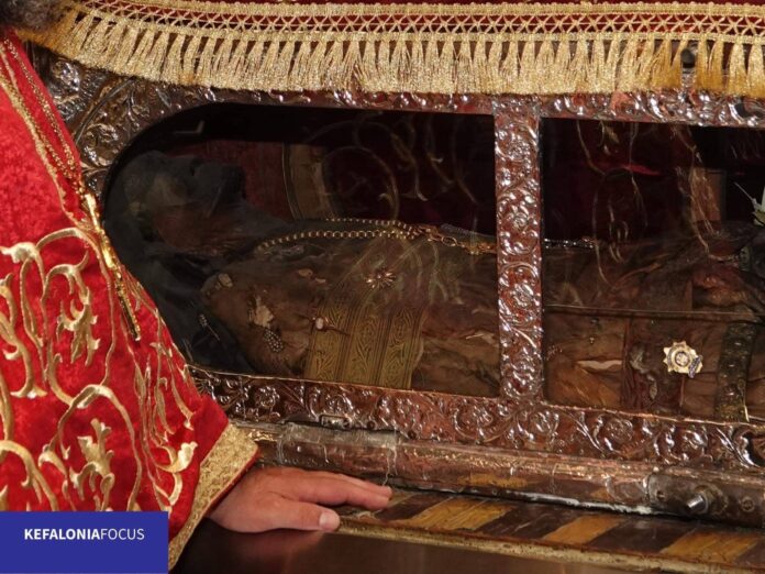 « Η συμμετοχή » του Αγίου Γερασίμου στην Κοίμηση της Θεοτόκου