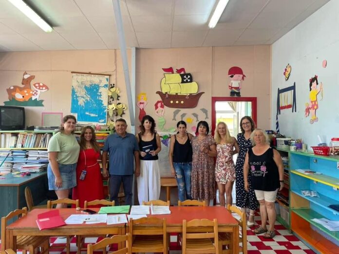 Επίσκεψη του πρόεδρου του Ο.Κ.Α.Π. στους δυο δημοτικούς παιδικούς σταθμούς πριν την έναρξη της νέας χρονιάς