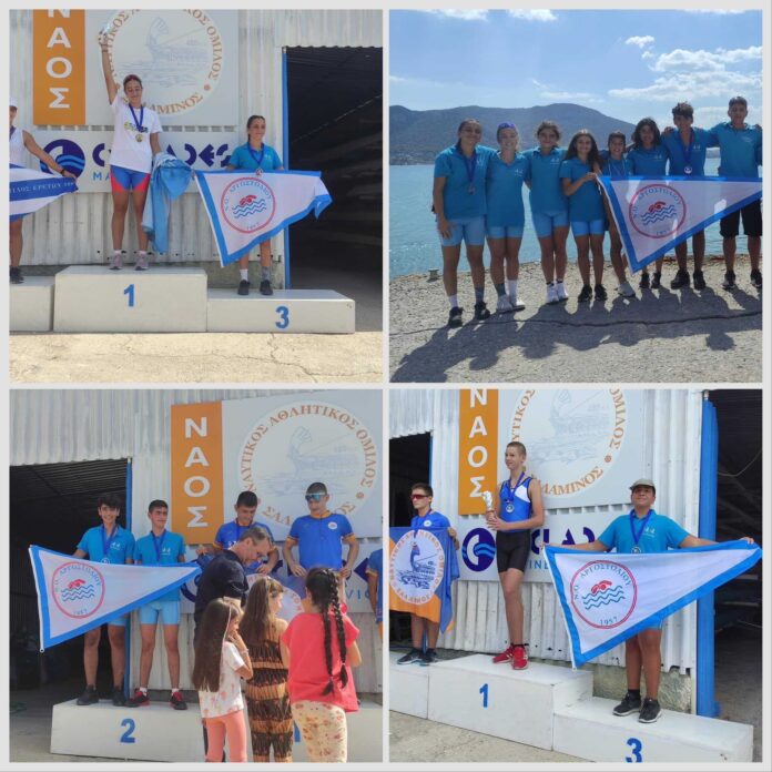 Το τμήμα κωπηλασίας του Ν.Ο.Α. συμμετείχε στους διασυλλογικούς αγώνες στη Σαλαμίνα