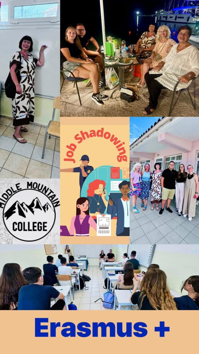 Επίσκεψη Εκπαιδευτικών από τη Σλοβενία στο Γυμνάσιο Μεσοβουνίων με Λ.Τ.