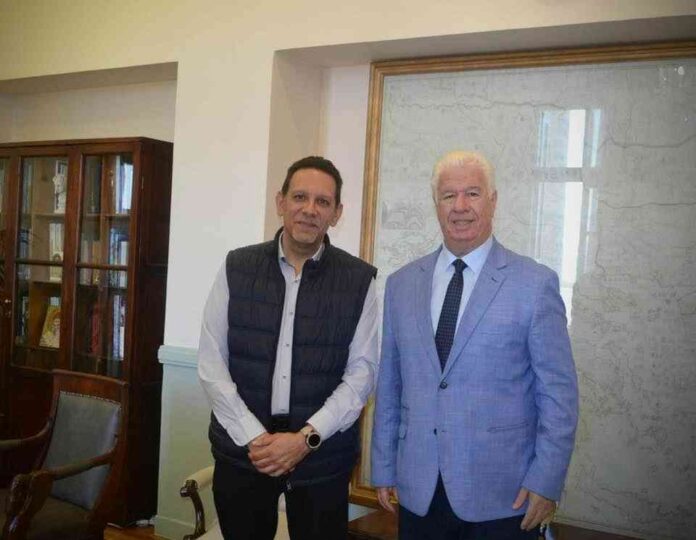 Συνάντηση εργασίας μεταξύ του Περιφερειάρχη Ιονίων Νήσων, Γιάννη Τρεπεκλή και του Πρύτανη του Ιονίου Πανεπιστημίου, καθηγητή Ανδρέα Φλώρου