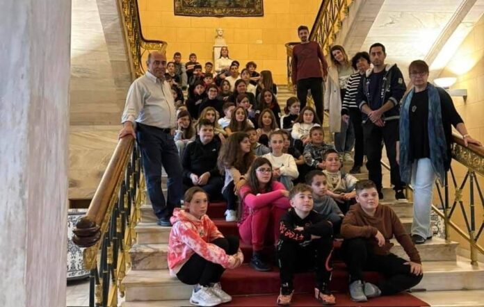 Π.Καππάτος:Υποδοχή στη Βουλή των Ελλήνων των Δημοτικών Σχολείων Μεσοβουνίων, Πόρου και Σάμης