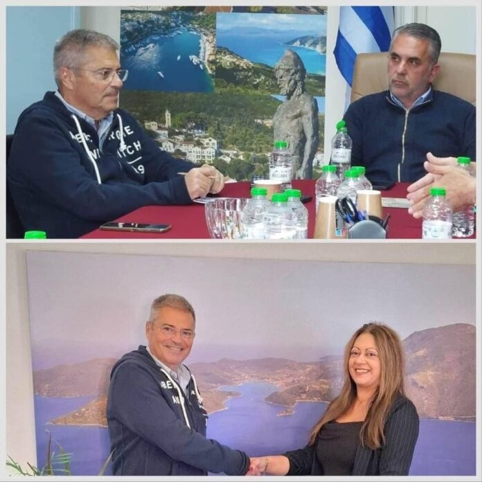 Παναγής Καππάτος -Επίσκεψη και συναντήσεις εργασίας στην Ιθάκη