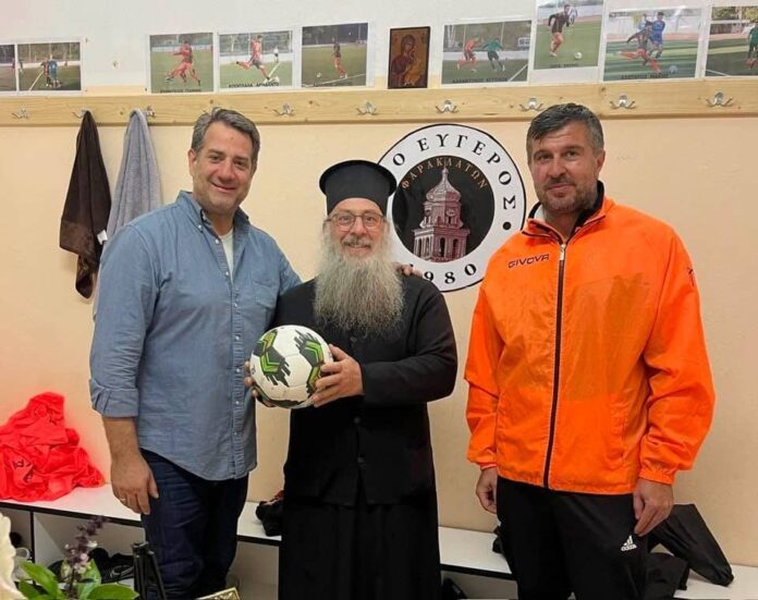 ΠΑΟ ΕΥΓΕΡΟΣ: Αγιασμός στα ανακαινισμένα αποδυτήρια της ομάδας στο Δ.Α.Κ Αργοστολίου