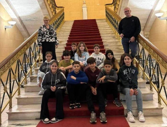 Παναγής Καππάτος-Υποδοχή στη Βουλή των Ελλήνων του 3ου Δημοτικού Σχολείου Αργοστολίου