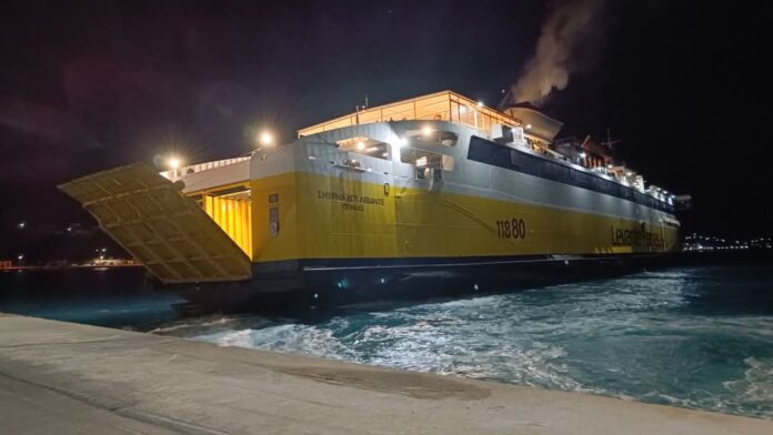 Έγινε η άφιξη του “Smyrna di Levante” στον Πόρο Κεφαλονιάς!