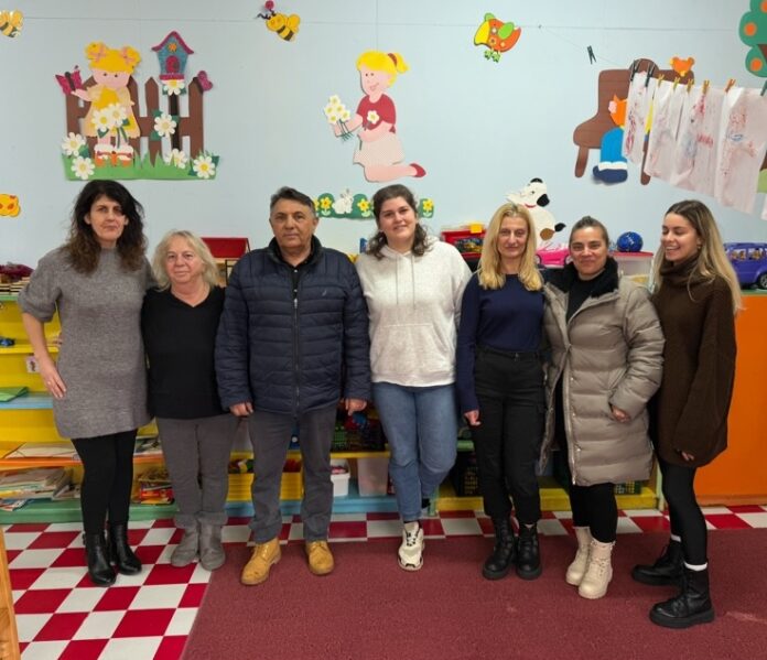 ΟΚΑΠ:Επίσκεψη του προέδρου Γιώργου Λασκαράτου στους παιδικούς σταθμούς