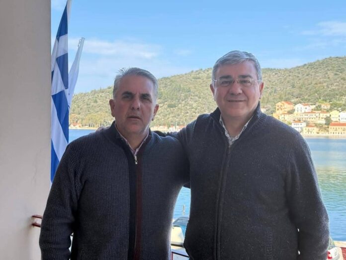 Ιθάκη:Συνάντηση του Γ.Γ του υπουργείου Περιβάλλοντος με τον δήμαρχο Διονύση Στανίτσα