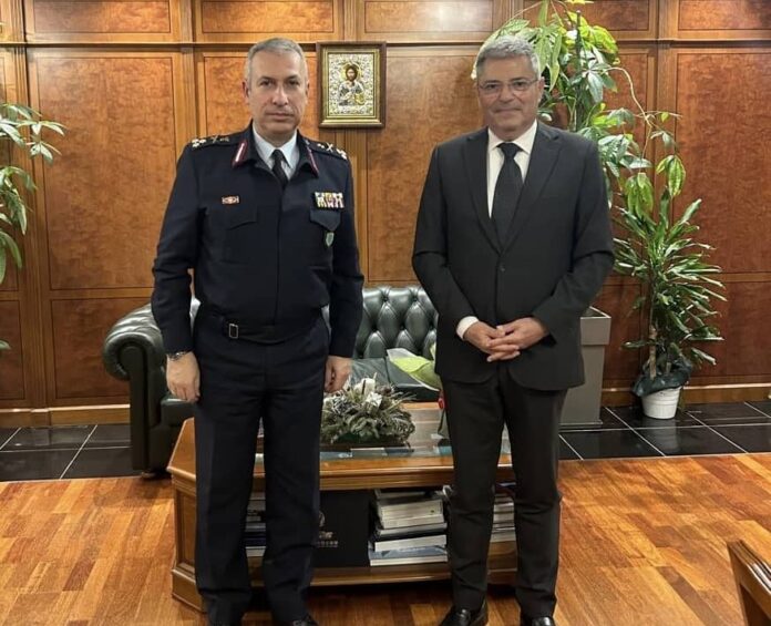 Παναγής Καππάτος -Συνάντηση με τον Αρχηγό της Ελληνικής Αστυνομίας κ. Δημήτρη Μάλλιο