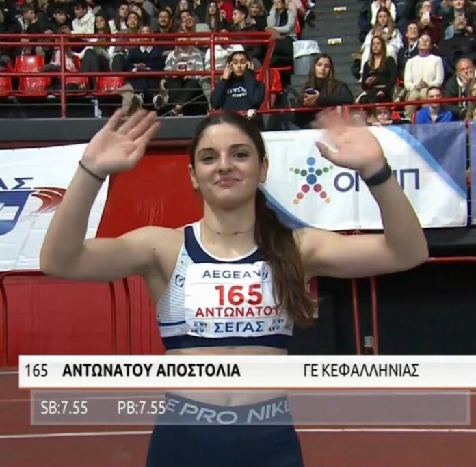 Πανελλήνιο Πρωτάθλημα Κλειστού Στίβου: Χάλκινο μετάλλιο η Αντωνάτου στα 60μ, πολύ καλή εμφάνιση για την ομάδα της ΓΕΚ