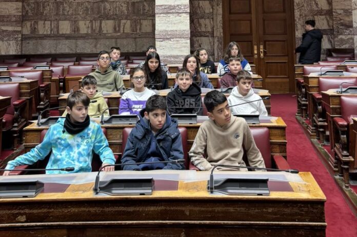 Παναγής Καππάτος: Υποδοχή στη Βουλή των Ελλήνων του Δημοτικού Σχολείου Κεραμειών