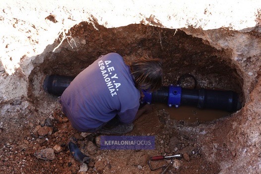ΔΙΑΔ.Ε.Υ.Α:Ενημέρωση για τη βλάβη στην υδροδότηση του Ελειού