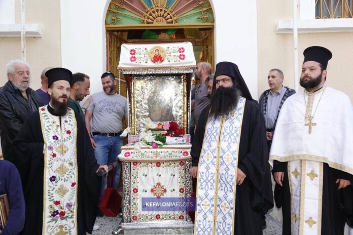 Ι.Ν.Αγ.Μαρίνης Βλαχάτων :Πρόγραμμα Ακολουθιών παραμονής Ιεράς Εικόνος Παναγίας των Σισσίων..