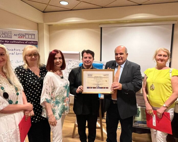 «Εικαστικό Masterclass του Κώστα Ευαγγελάτου, από τον όμιλο για την UNESCO Πειραιώς και Νήσων» στο διεθνές Forum Money Show.