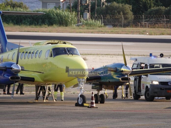 Επείγουσα αεροδιακομιδή 60χρονου από την Κεφαλονιά σε νοσοκομείο της Αττικής