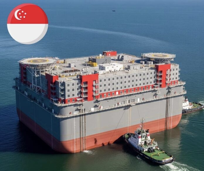 Η Σιγκαπούρη παρουσίασε την πρώτη πλωτή φυλακή στον κόσμο