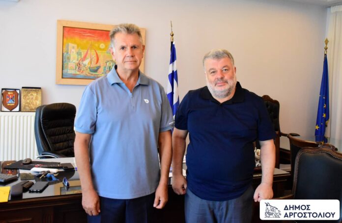 Συνάντηση Δημάρχου Αργοστολίου με τον Περιφερειακό Συντονιστή Πολιτικής Προστασίας Ιονίων Νήσων