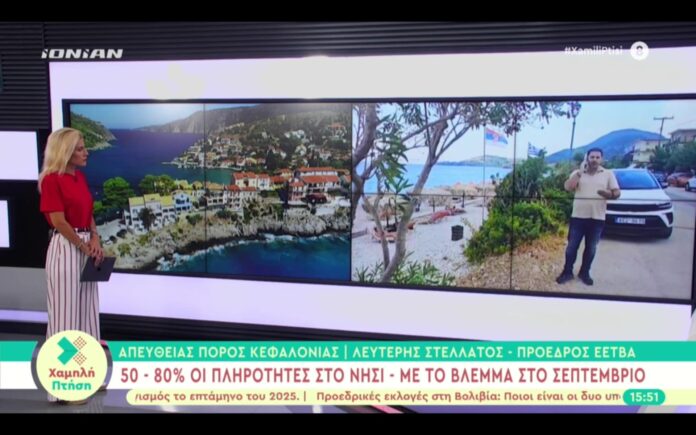 Ο Πρόεδρος του Ε.Ε.Τ.Β.Α. “Άτρος” Λευτέρης Στελλάτος στην εκπομπή της Αγγελικής Σπυροπούλου στο Ionian TV!