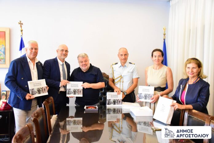 Επίσκεψη αντιπροσωπείας της Μεραρχίας Acqui στον Δήμαρχο Αργοστολίου
