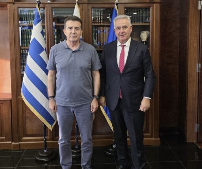 Συνάντηση του Βουλευτή Ν. Λευκάδας, Θανάση Καββαδά, με τον Υπουργό Προστασίας του Πολίτη, Μιχάλη Χρυσοχοΐδη για ενίσχυση της Αστυνομικής Διεύθυνσης Λευκάδας