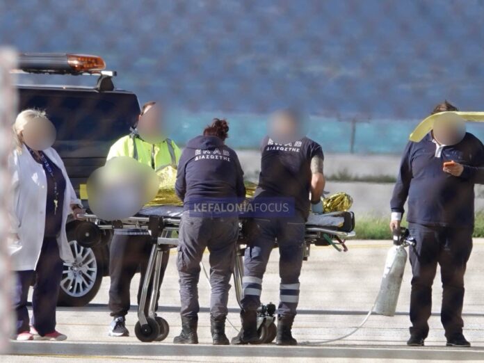 Κεφαλονιά: Αερογέφυρα ζωής για διασωληνωμένο άνδρα με σοβαρή κρανιοεγκεφαλική κάκωση