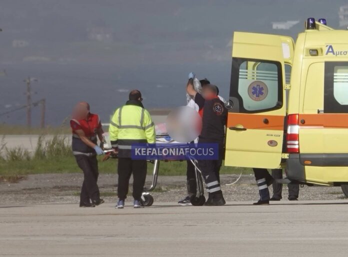 Αερογέφυρα Ζωής στην Κεφαλονιά: 65χρονη με κρανιοεγκεφαλική κάκωση μεταφέρθηκε αεροπορικώς μετά από 24 ώρες αναμονής