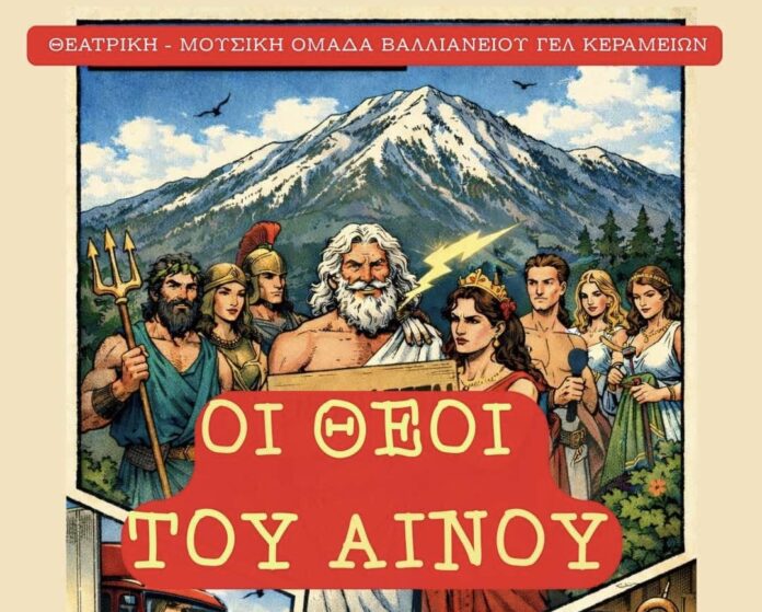 «Οι Θεοί του Αίνου» από το ΓΕΛ Κεραμειών στις 28 & 29 Ιανουαρίου στον «Κέφαλο»