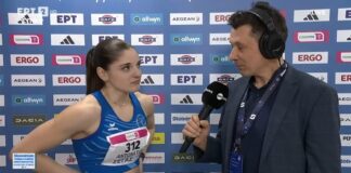 Δεύτερη στην Ελλάδα η 16χρονη Αποστολία Αντωνάτου στα 60μ στο Πανελλήνιο Πρωτάθλημα Κλειστού Στίβου