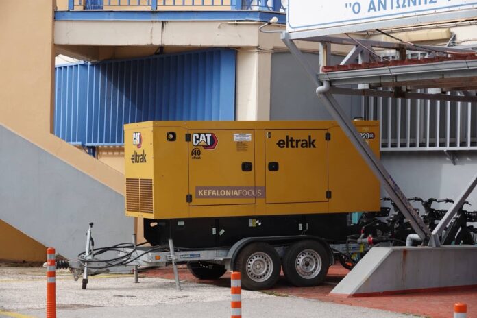 Γεννήτρια από τον Δήμο Αργοστολίου στο Κλειστό «Αντώνης Τρίτσης» μετά από τρεις ημέρες χωρίς ασφαλή ηλεκτροδότηση