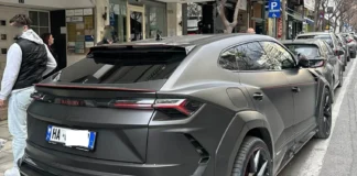«Αλβανική» Lamborghini Urus Mansory: Χαμός στη Θεσσαλονίκη