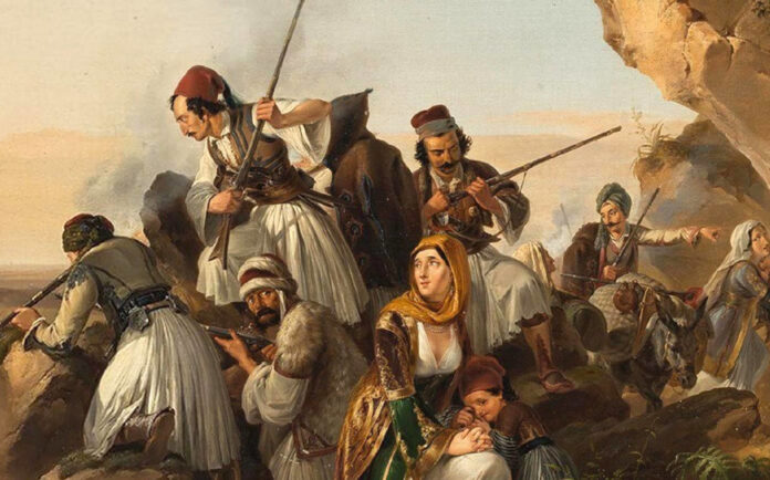 Ο επισιτισμός του πολιορκημένου Μεσολογγίου από την Ιερά Μονή των Αγίων Φανέντων Ο επισιτισμός του πολιορκημένου Μεσολογγίου από την Ιερά Μονή των Αγίων Φανέντων