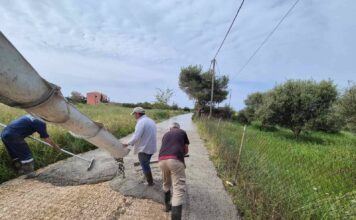 Αγροτική Οδοποιία στην Κουνόπετρα: Νέα τσιμεντόστρωση και επόμενες παρεμβάσεις από τον Δήμο Ληξουρίου