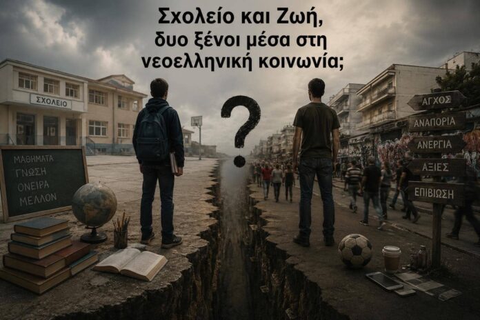 Σχολείο και Ζωή, δυο ξένοι μέσα στη νεοελληνική κοινωνία; Σχολείο και Ζωή, δυο ξένοι μέσα στη νεοελληνική κοινωνία;