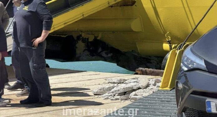 Πρόσκρουση του «Mare Di Levante» στο λιμάνι της Ζακύνθου – Ακυρώθηκε το επόμενο δρομολόγιο Πρόσκρουση του «Mare Di Levante» στο λιμάνι της Ζακύνθου – Ακυρώθηκε το επόμενο δρομολόγιο