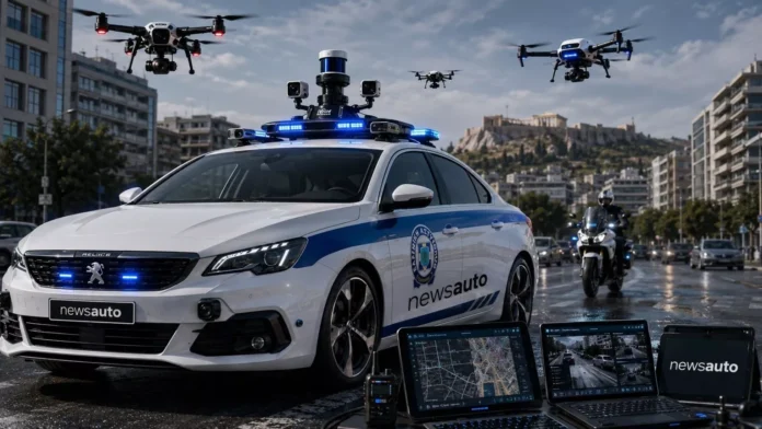 Στους δρόμους το νέο «έξυπνο» περιπολικό της Ελληνικής Αστυνομίας Στους δρόμους το νέο «έξυπνο» περιπολικό της Ελληνικής Αστυνομίας