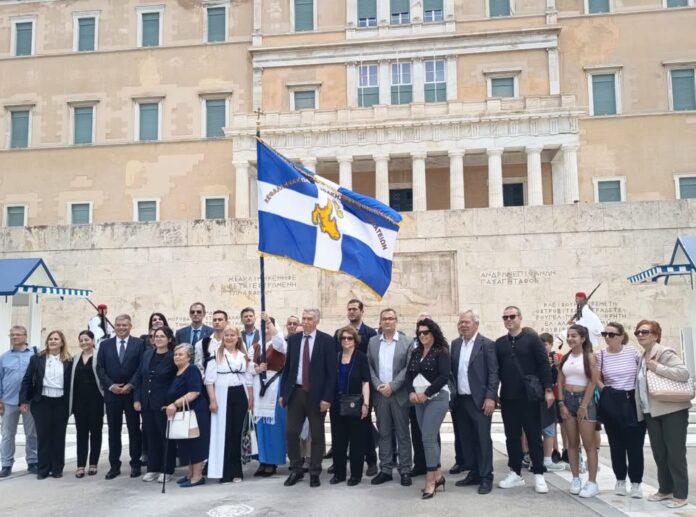 Η ΟΚΙΣ τίμησε την 162η Επέτειο της Ένωσης της Επτανήσου με την Ελλάδα στο Σύνταγμα Η ΟΚΙΣ τίμησε την 162η Επέτειο της Ένωσης της Επτανήσου με την Ελλάδα στο Σύνταγμα