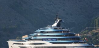 Πλωτό παλάτι 450 εκατ. δολαρίων στον κόλπο του Αργοστολίου–Ένα από τα μεγαλύτερα ιδιωτικά γιοτ του κόσμου