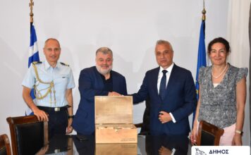 Επίσκεψη αντιπροσωπείας της Ιταλικής Μεραρχίας Acqui στον Δήμαρχο Αργοστολίου