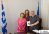 Επίσκεψη της Ιταλίδας συγγραφέως Elisabetta Giudrinetti στον Δήμαρχο Αργοστολίου