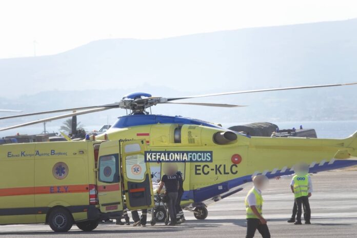 Κεφαλονιά: Αεροδιακομιδή 51χρονου με το νέο ελικόπτερο AW139 του ΕΚΑΒ προς τη ΜΕΘ Ζακύνθου Κεφαλονιά: Αεροδιακομιδή 51χρονου με το νέο ελικόπτερο AW139 του ΕΚΑΒ προς τη ΜΕΘ Ζακύνθου