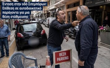 Ένταση στην οδό Σιτεμπόρων: Επίθεση σε αυτοδιοικητικό παράγοντα για μια θέση στάθμευσης