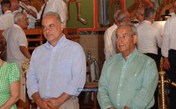 Στον Εσπερινό του Αγίου Γερασίμου ο Παύλος Παπαδάτος με τον Ευρωβουλευτή Γιάννη Κεφαλογιάννη