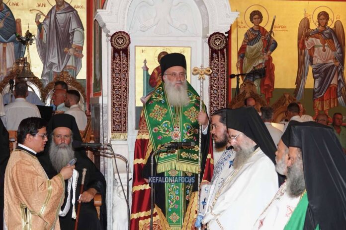 «Ο Άγιος Γεράσιμος ως πηγή πίστεως και αγιασμού – Ο θείος λόγος του Μητροπολίτη Μαντινείας κ. Γεωργίου» «Ο Άγιος Γεράσιμος ως πηγή πίστεως και αγιασμού – Ο θείος λόγος του Μητροπολίτη Μαντινείας κ. Γεωργίου»
