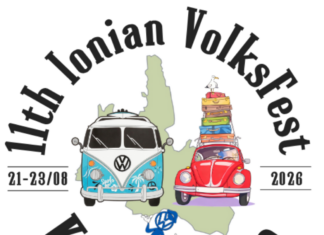 11ο Ιόνιο Φεστιβάλ Κλασικών VW στην Κεφαλονιά – Σκαραβαίοι και βαν από όλη την Ευρώπη κατακτούν το νησί!
