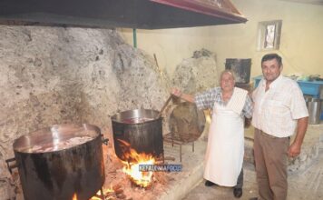Στο μαγειρείο της Μονής Παλιοχέρσου η παράδοση έχει όνομα: Γεράσιμος Φερεντίνος και η ξακουστή γίδα η βραστή